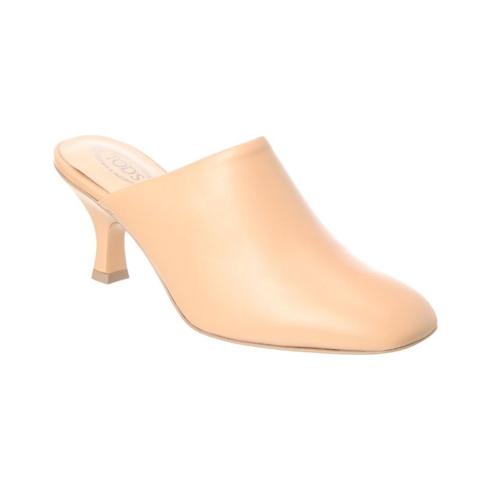 Tod’S Leather Mule, Beige
